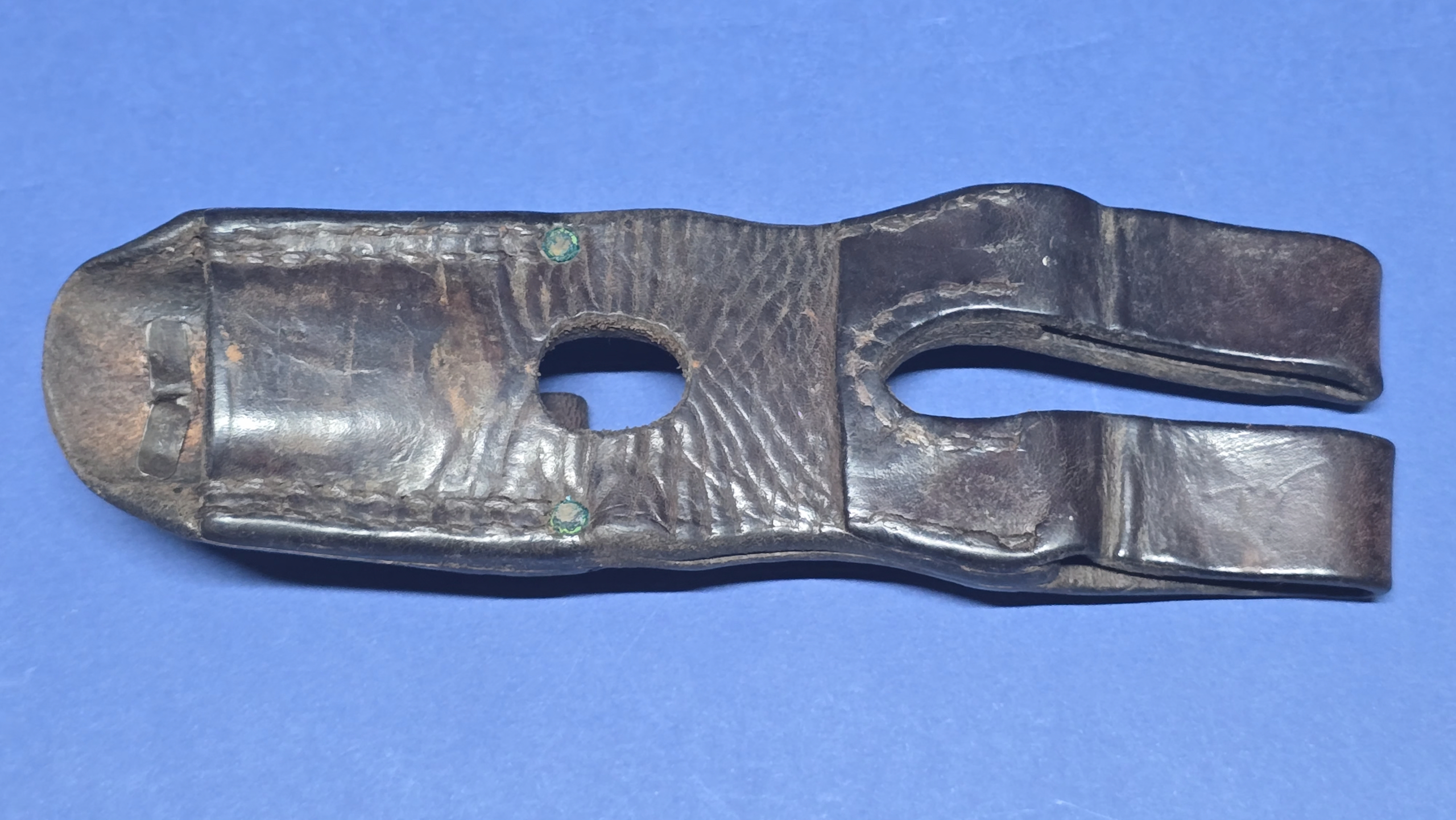 WW2 Japanese Arisaka Bayonet Frog - rear