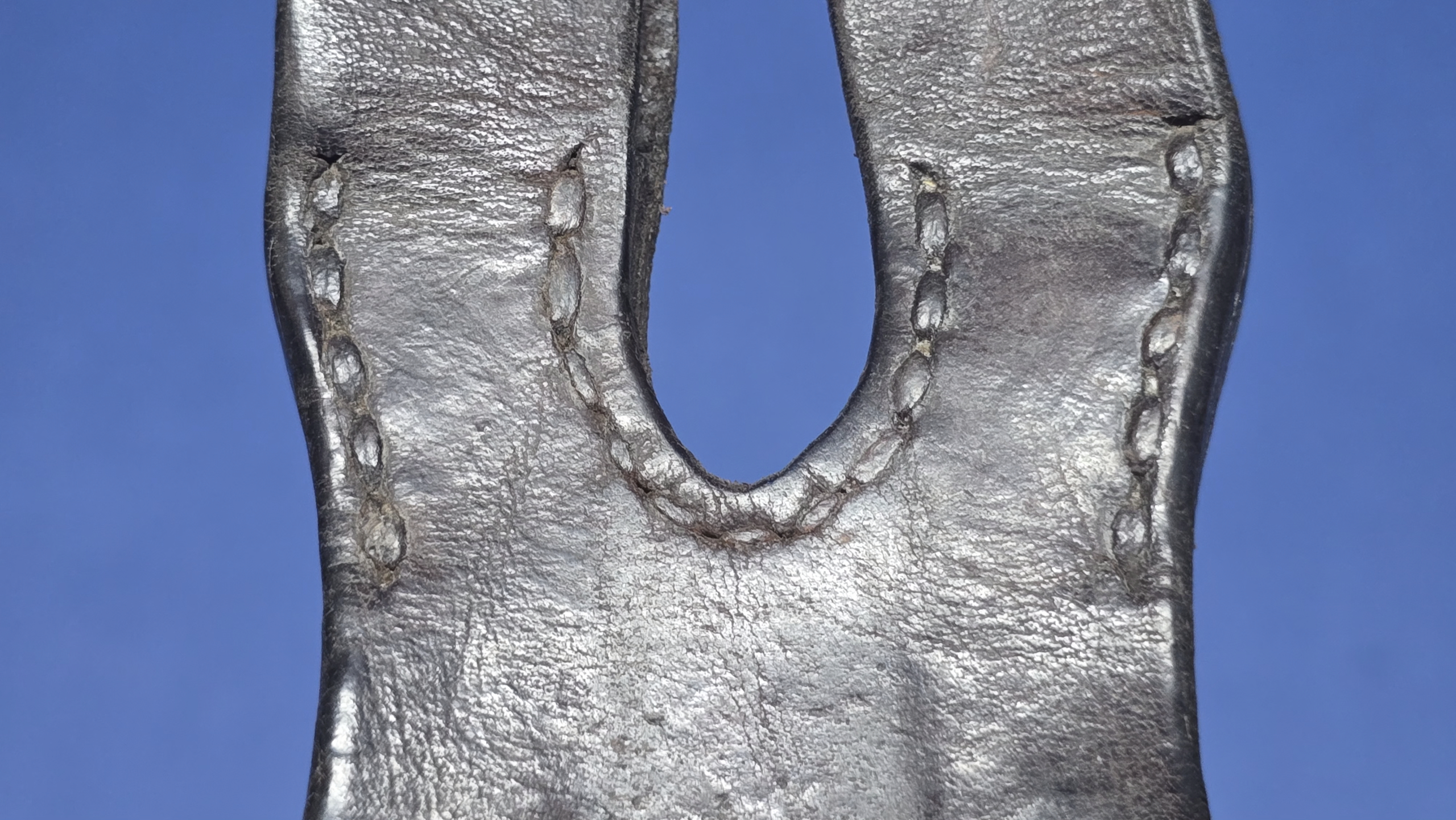 WW2 Japanese Arisaka Bayonet Frog - stitching