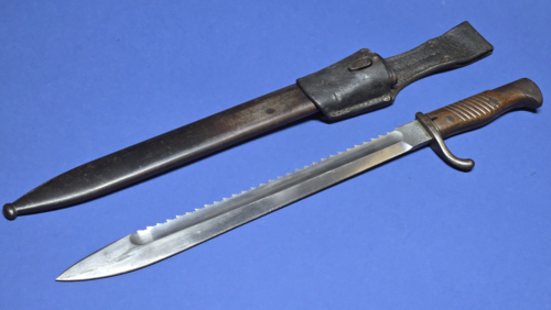 WW1 German S98/05 "Butcher" Bayonet - 1917 - full shot