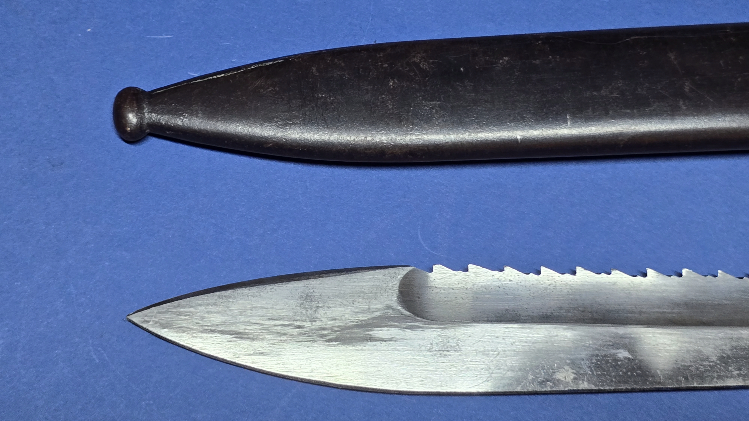 WW1 German S98/05 "Butcher" Bayonet - 1917 - blade tip