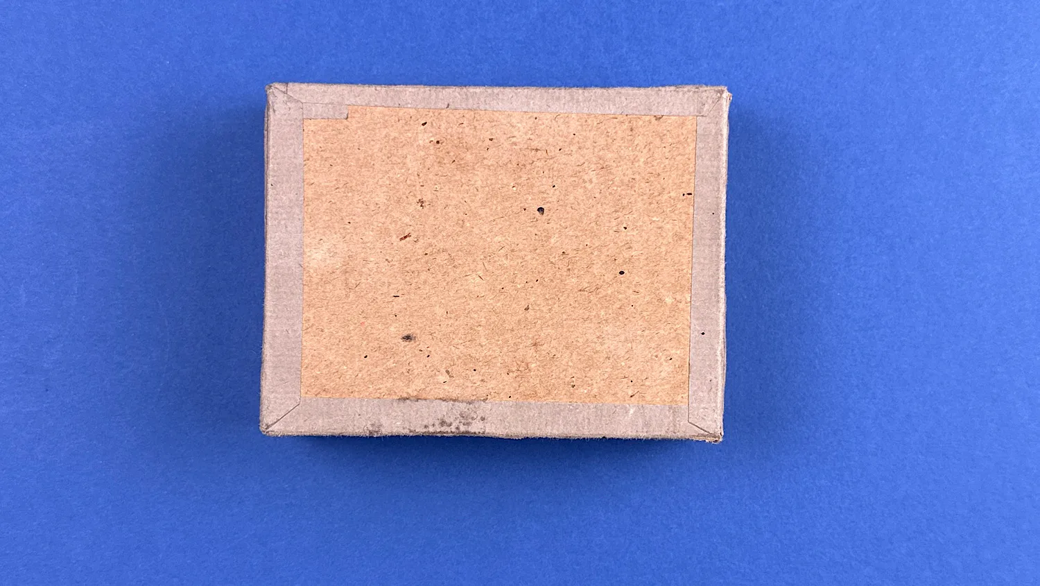 Underside of the Aircraft Recognition Silhouette Cards box showing original board construction