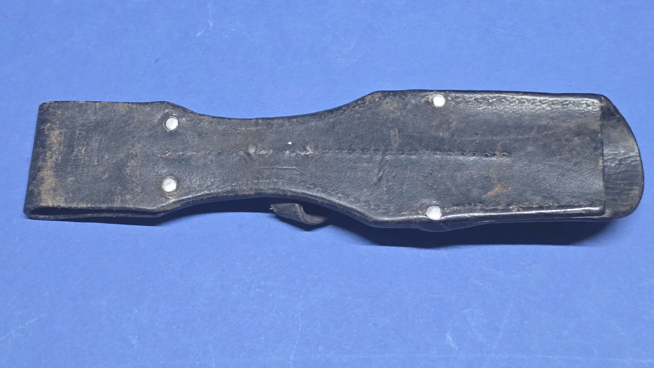 WW2 German Leather K98 Bayonet Frog - Max Koberstein - 1936 - Image 8