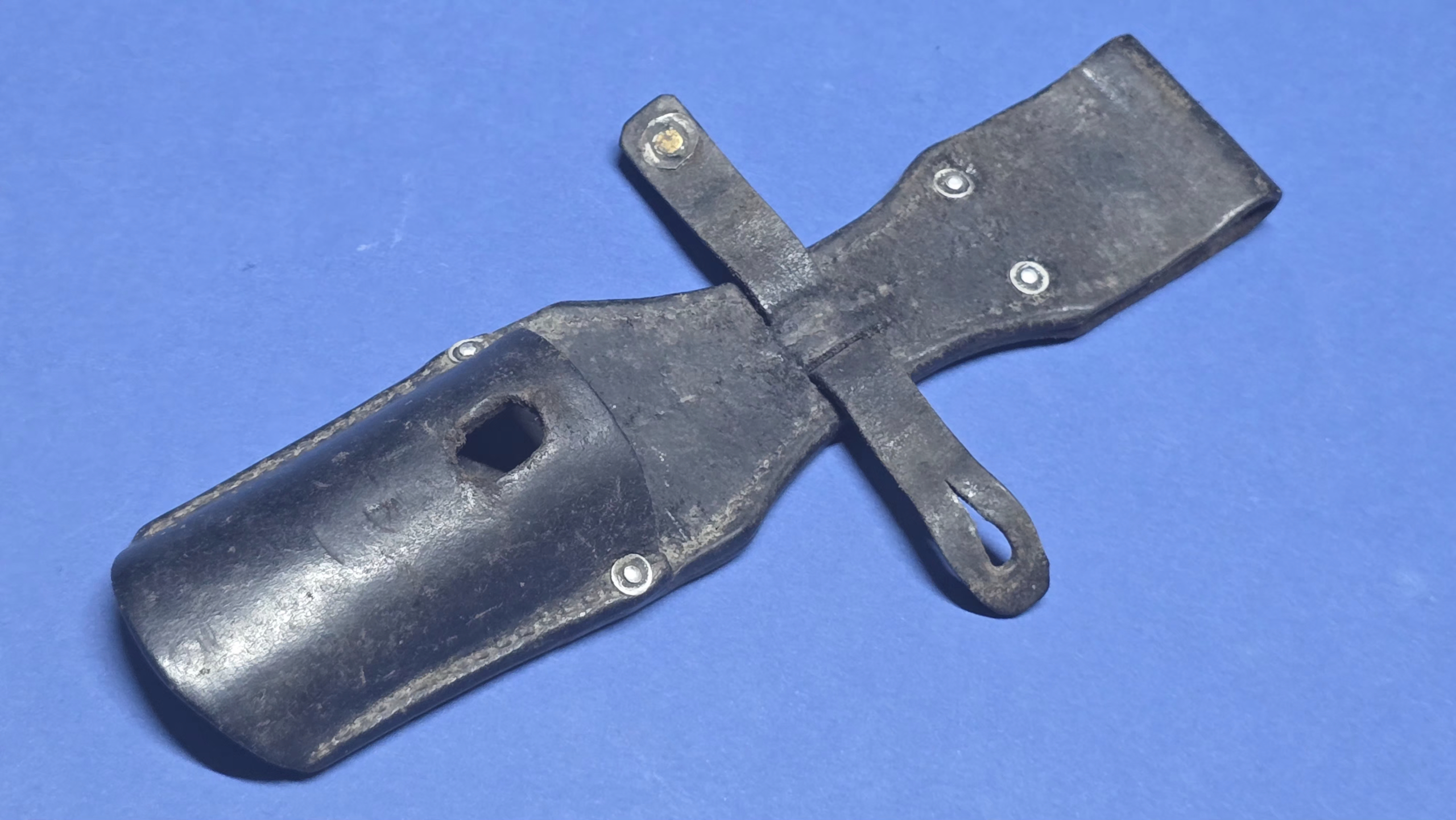 WW2 German Leather K98 Bayonet Frog - Max Koberstein - 1936 - Image 10