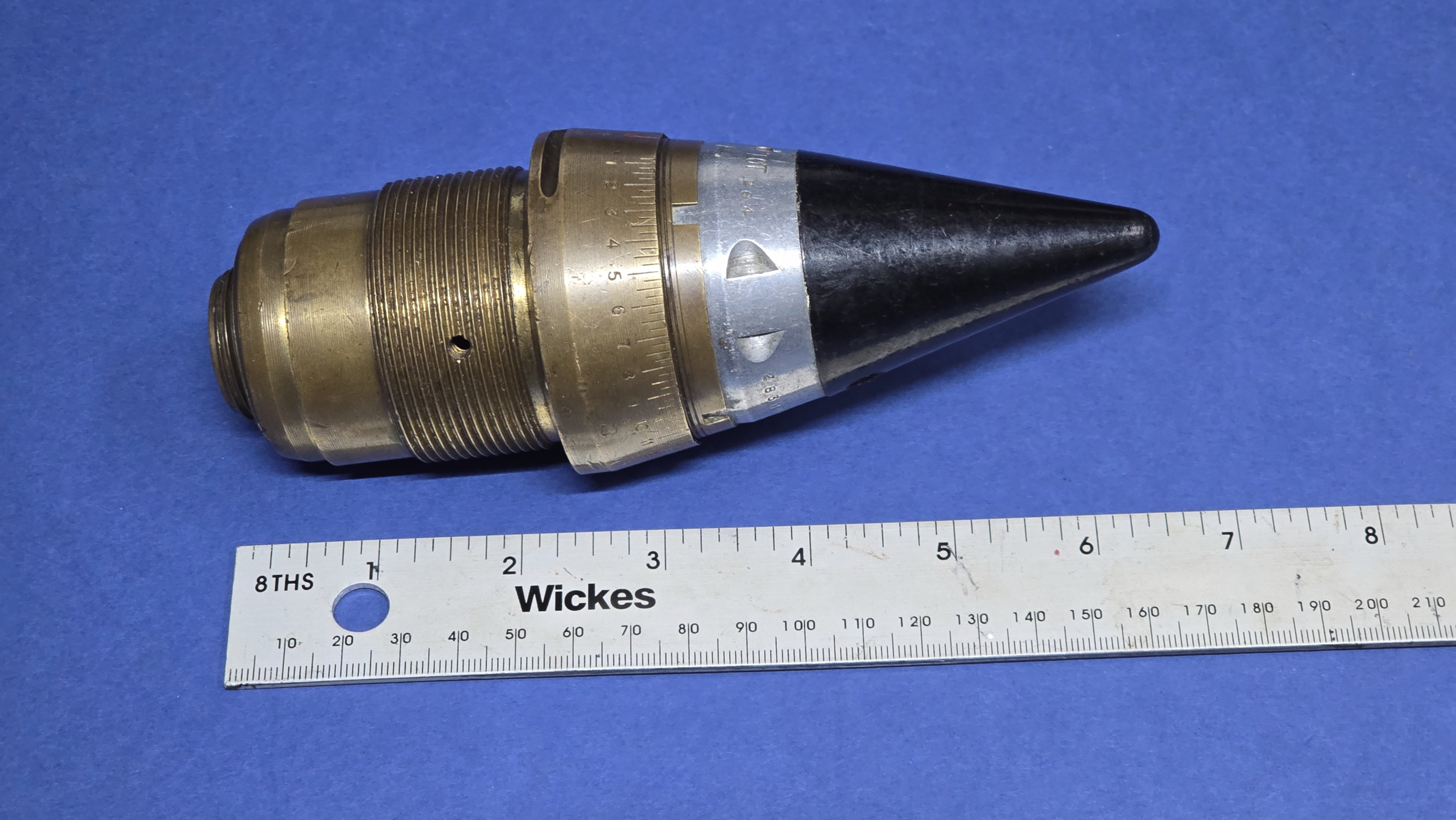 WW2 British No. 208 Mk V Artillery Fuze - length