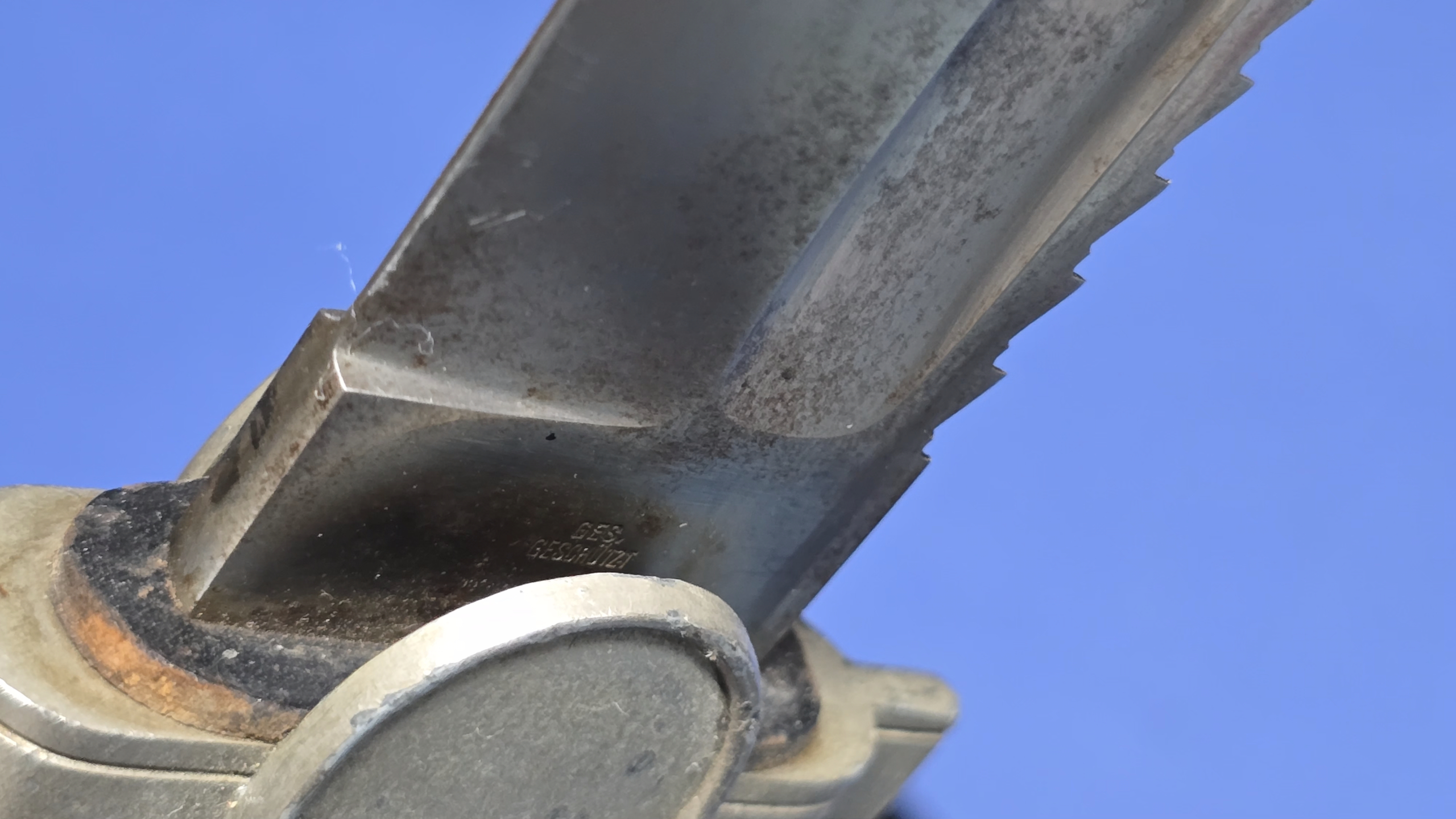 German Red Cross Hewer with Saw Back Blade - maker