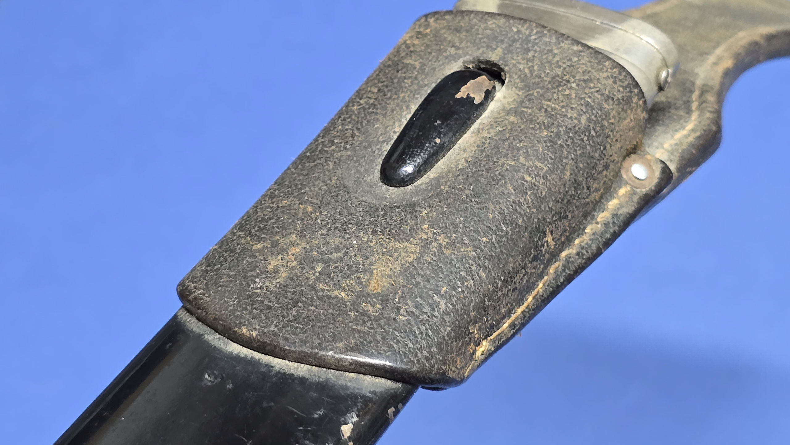 German Red Cross Hewer with Saw Back Blade - frog