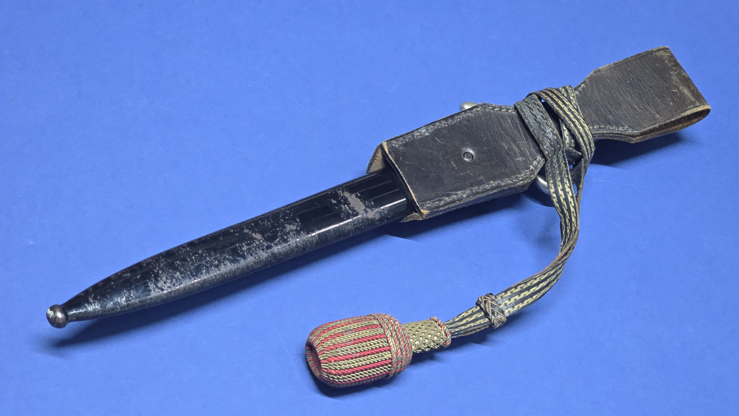 WW2 German Fireman Parade Bayonet - Frog - Knot -