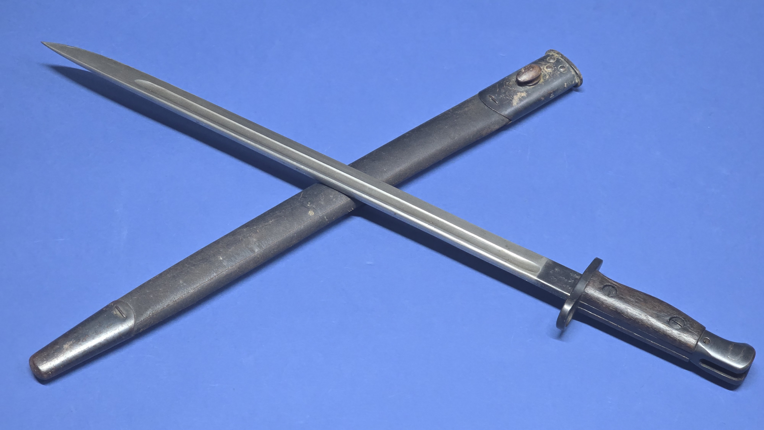 WW1 British Pattern 1907 Bayonet - 1916 Dated -