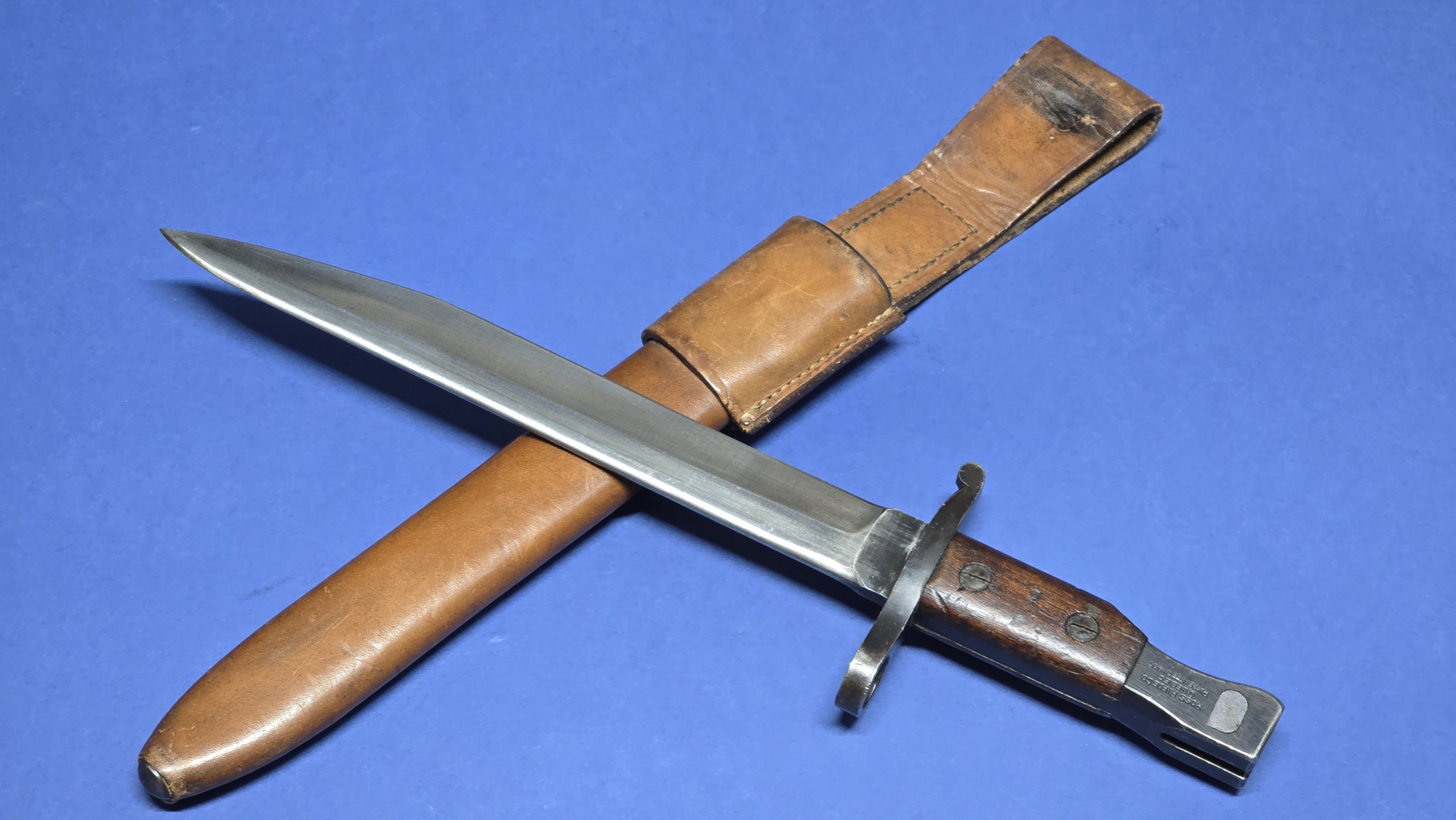WW1 Canadian Ross MKII Bayonet - Dated 1915 -