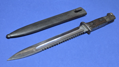 WWI German S84/98 Bayonet - Sawback - 1916/1917 -