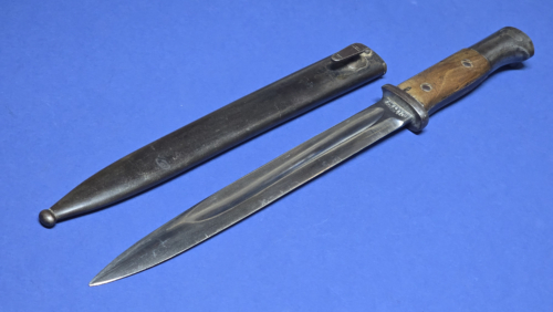 WWI German 84/98 Bayonet - 1917 Dated - Matching Numbers -