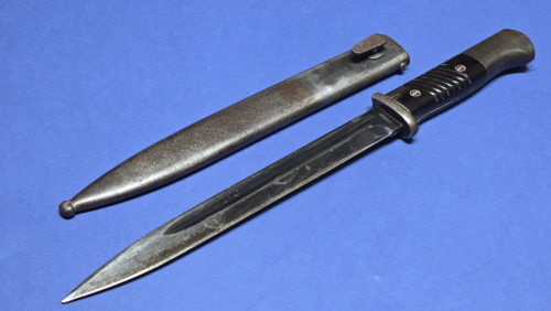 WW2 German K98 Bayonet – Matching Numbers – 1941 ASW (E&F Hörster, Solingen)