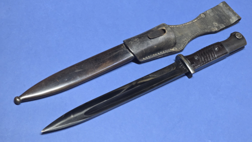 WW2 German K98 Bayonet – Coppel G.m.b.H. 1940 – Matching Numbers with 1940-Dated Luftwaffe Frog - Near Mint Blade
