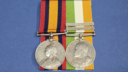 Boer War QSA & KSA Pair to Bandsman William Frederick Tarling – British South Africa Police, With Research File