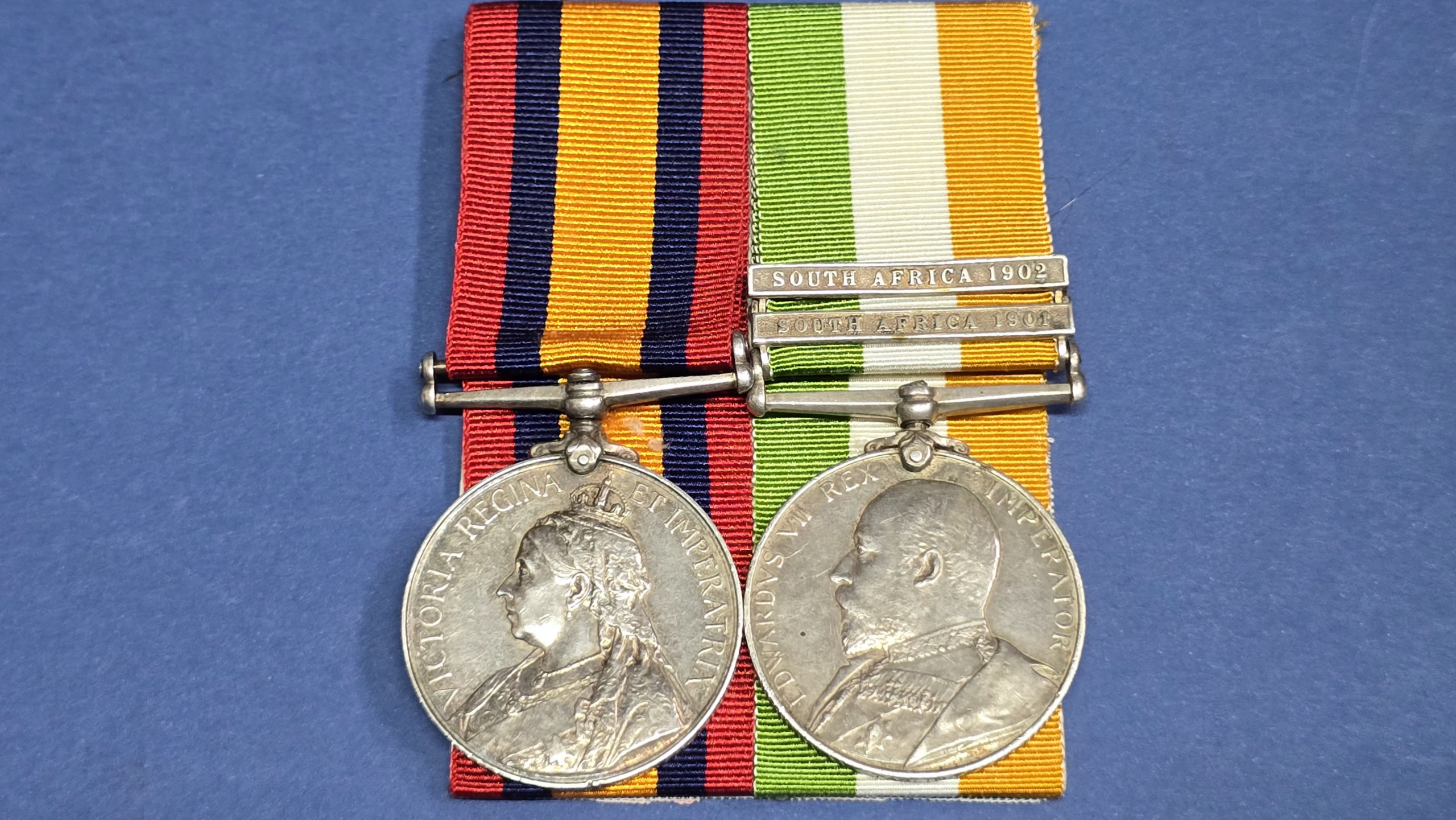 Boer War QSA & KSA Pair to Bandsman William Frederick Tarling – British South Africa Police, With Research File