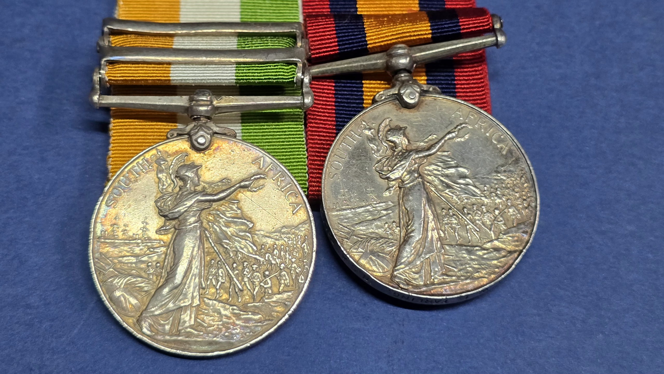 Boer War QSA & KSA Pair to Bandsman William Frederick Tarling – British South Africa Police, With Research File