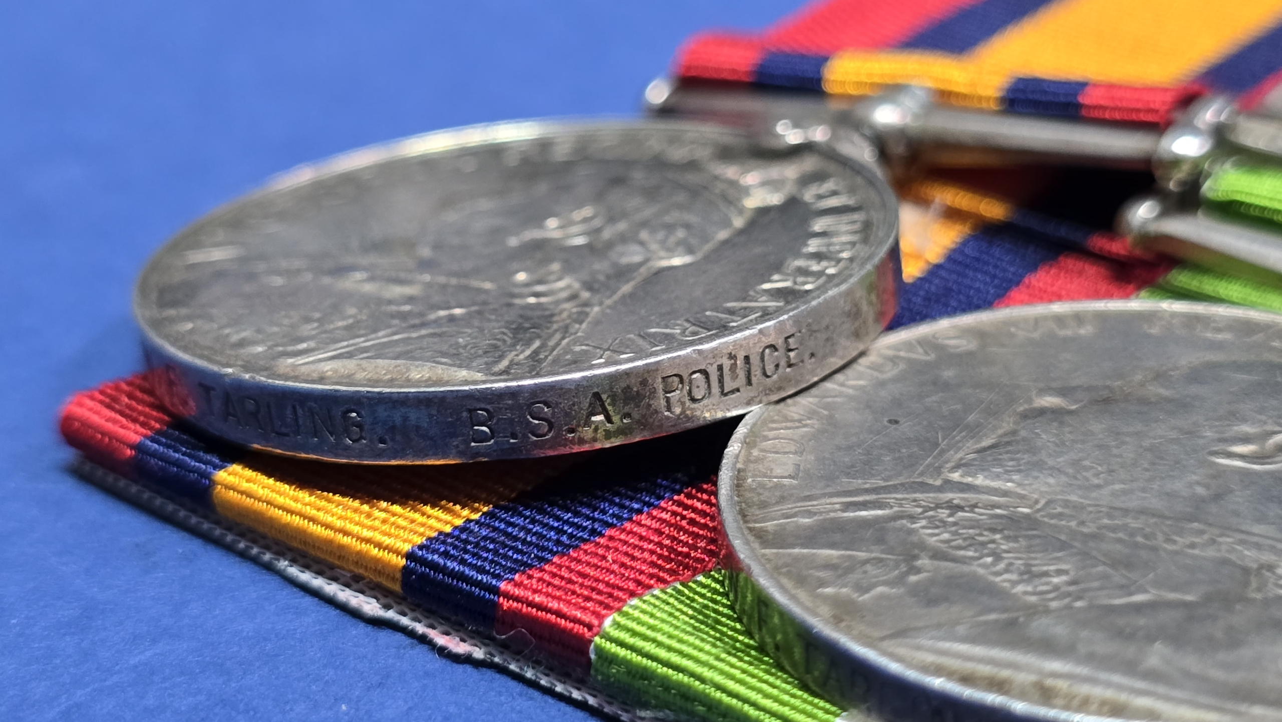 Boer War QSA & KSA Pair to Bandsman William Frederick Tarling – British South Africa Police, With Research File