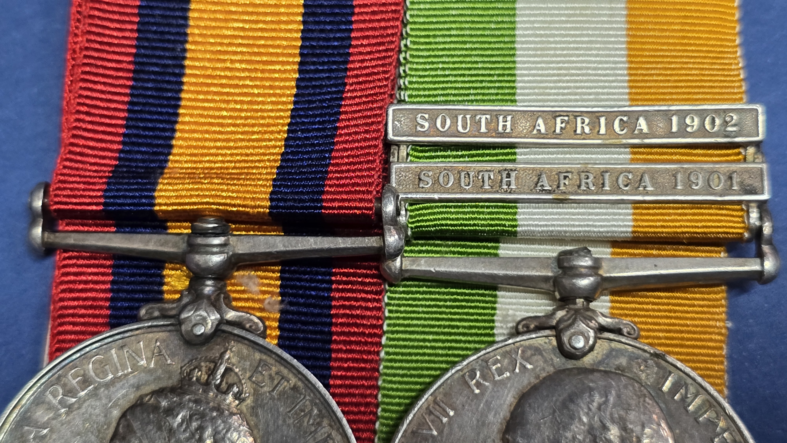 Boer War QSA & KSA Pair to Bandsman William Frederick Tarling – British South Africa Police, With Research File