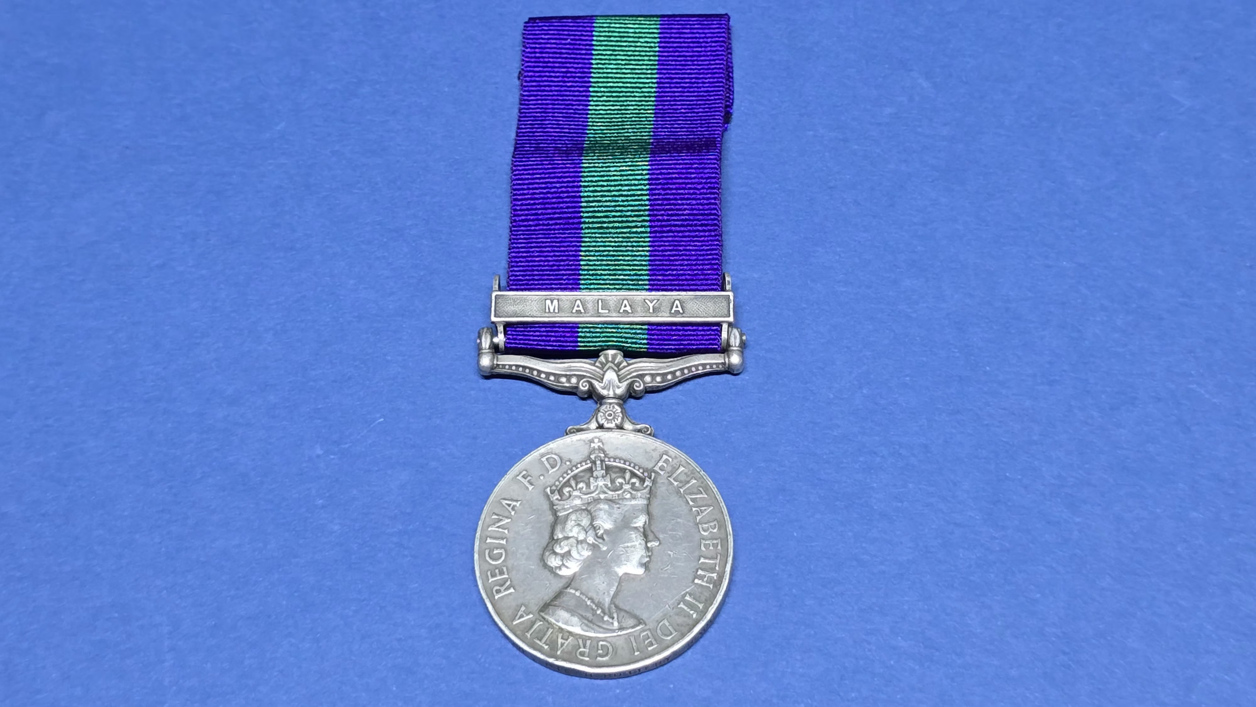 General Service Medal 1918–1962 – Malaya Clasp – Pte H. Buttery RAOC