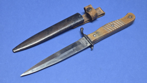 WW1 German Trench Fighting Knife – ERN, Wald Rhein