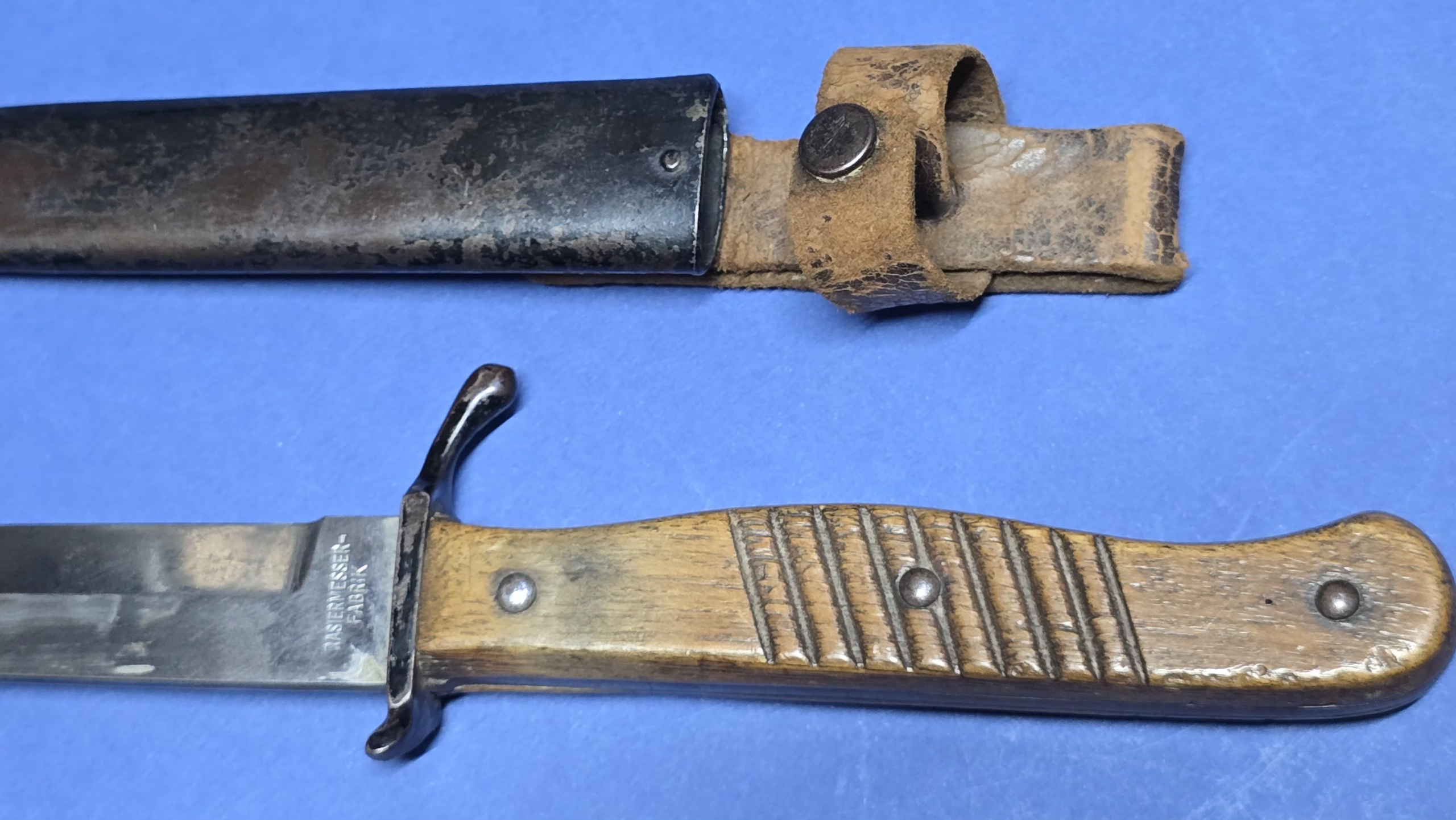 WW1 German Trench Fighting Knife – ERN, Wald Rhein