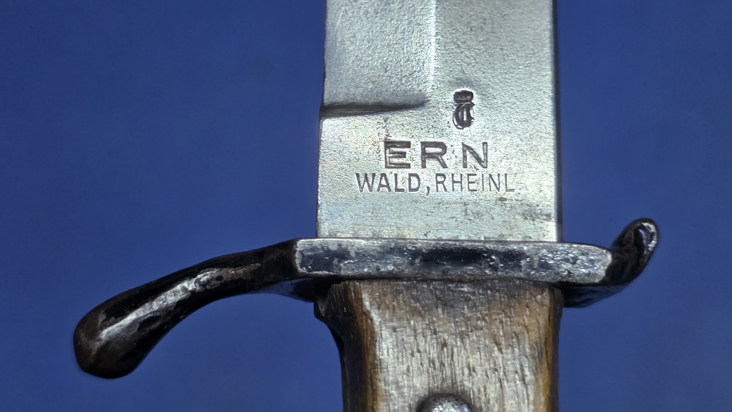 WW1 German Trench Fighting Knife – ERN, Wald Rhein - Image 7