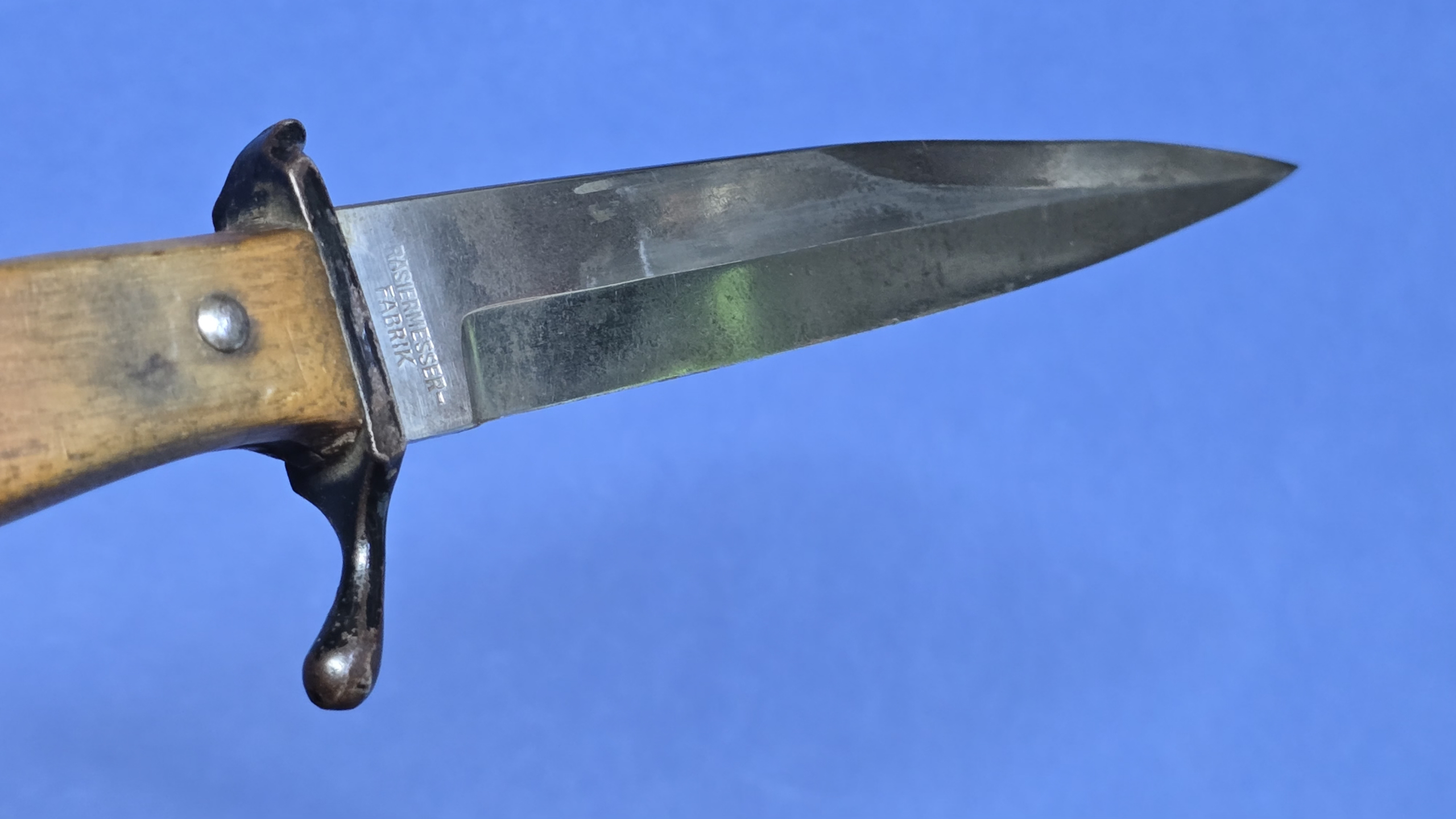 WW1 German Trench Fighting Knife – ERN, Wald Rhein
