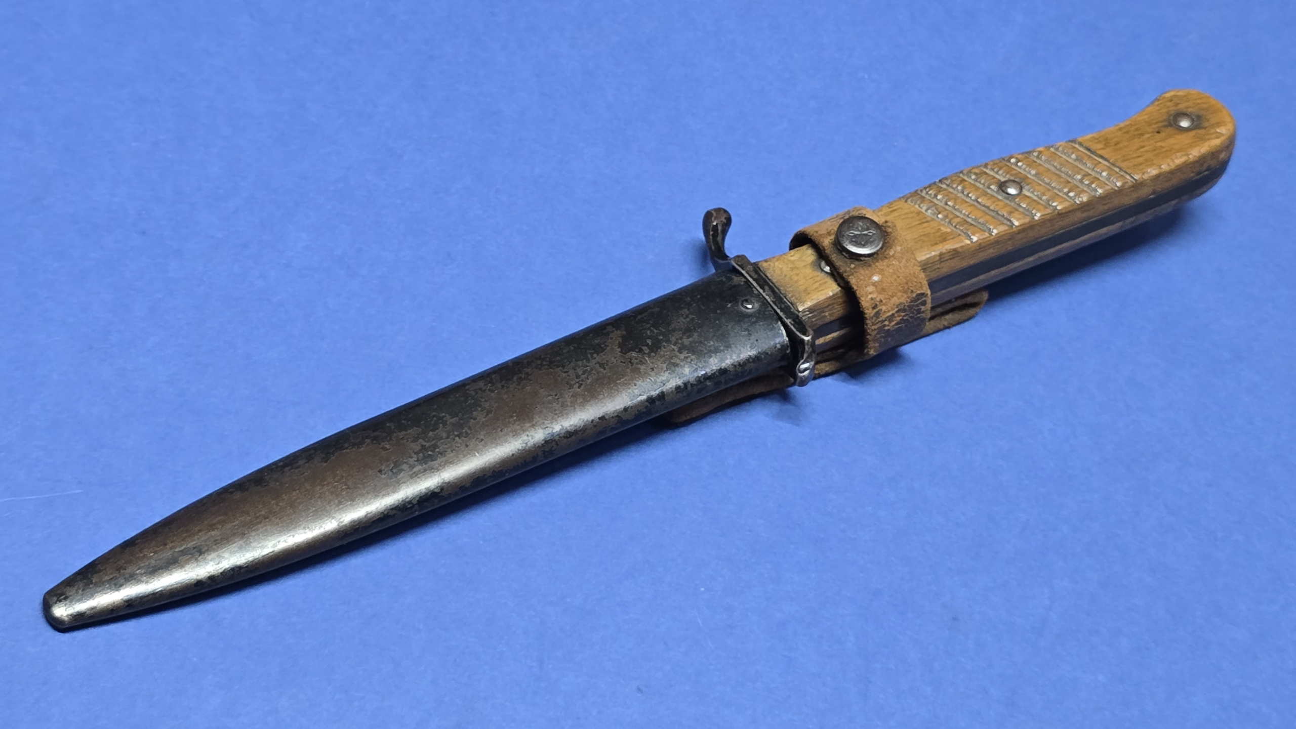 WW1 German Trench Fighting Knife – ERN, Wald Rhein