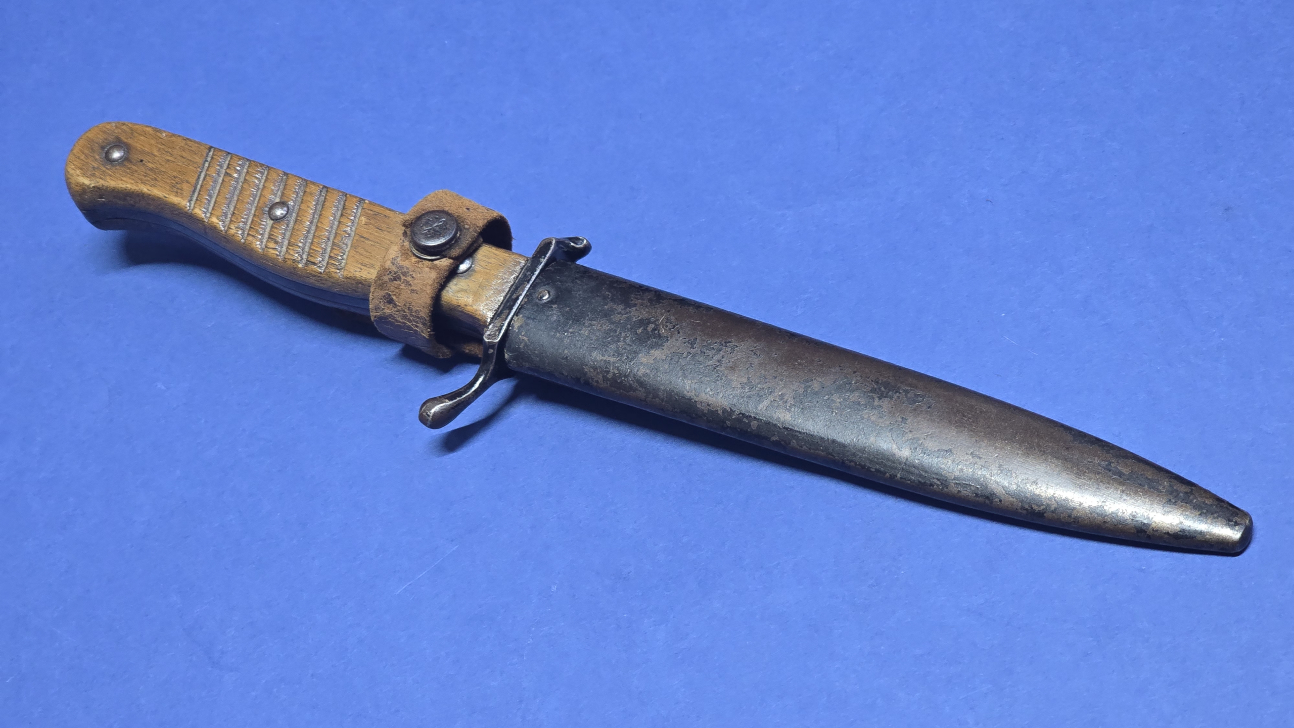 WW1 German Trench Fighting Knife – ERN, Wald Rhein