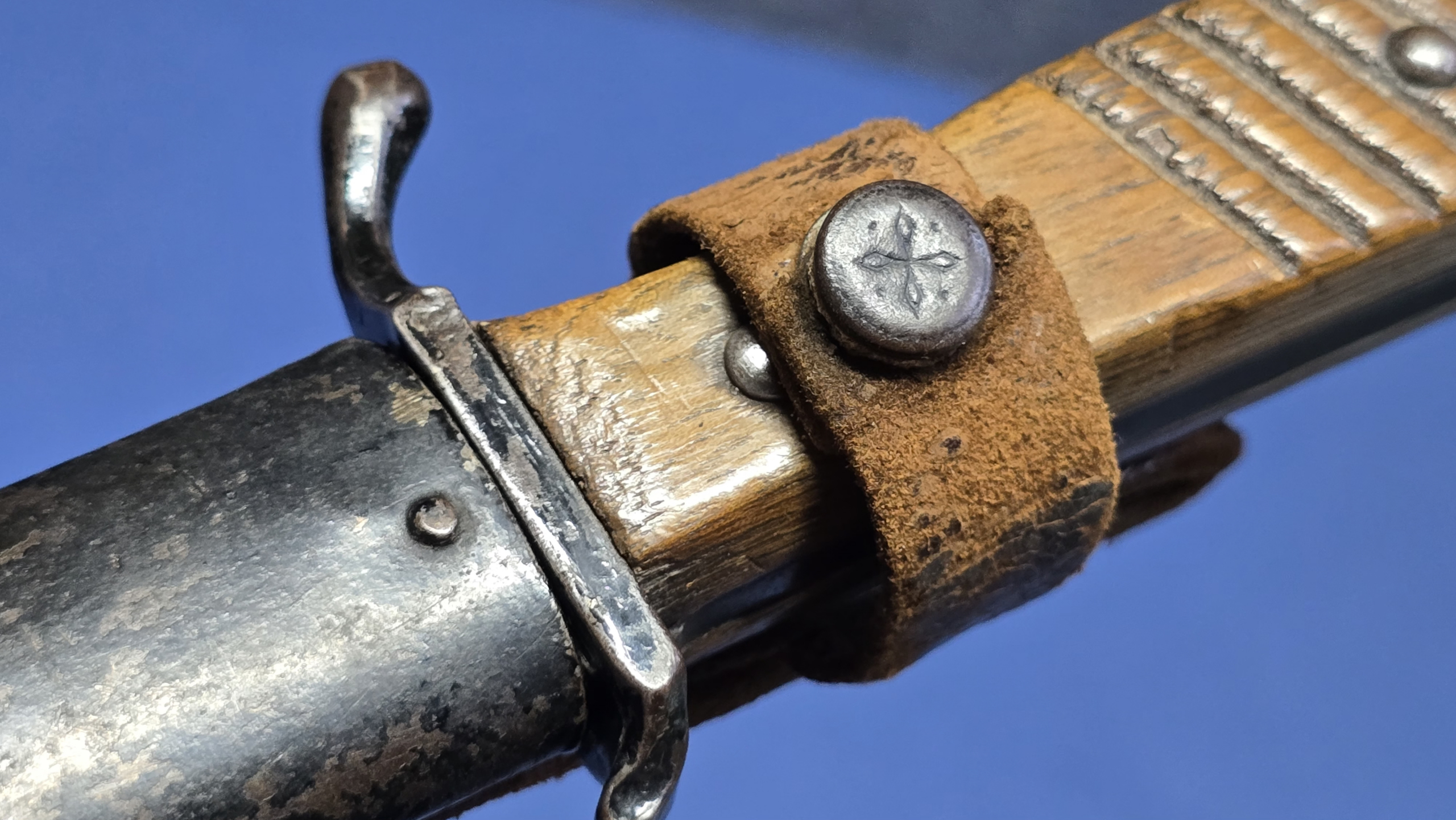 WW1 German Trench Fighting Knife – ERN, Wald Rhein