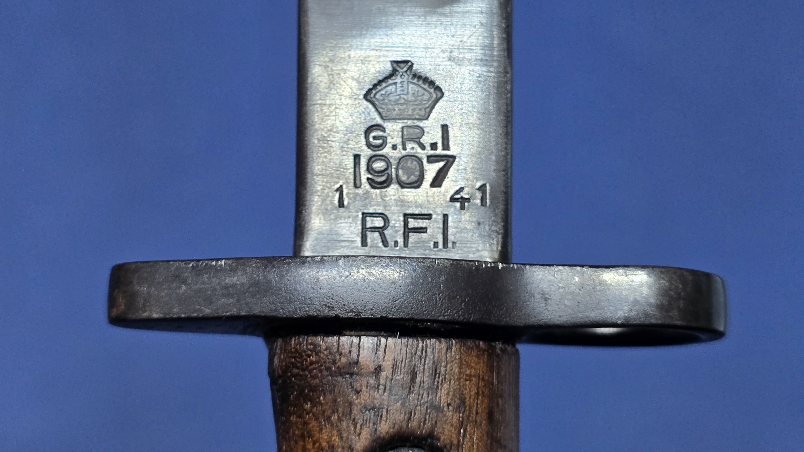 WW2 Indian Pattern 1907 Bayonet by Rifle Factory Ishapore (R.F.I.) – January 1941