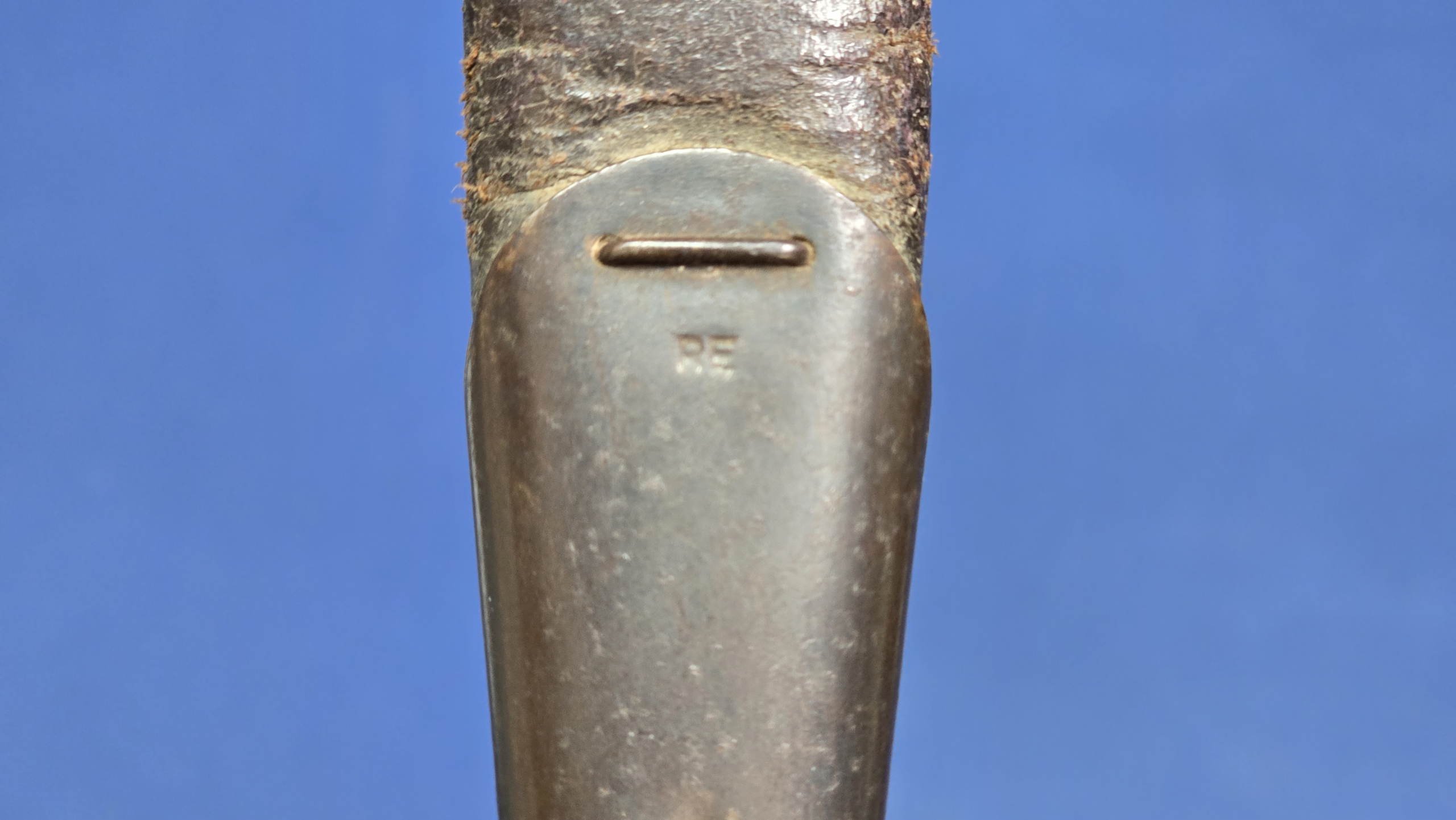 Remington Pattern 1913 Bayonet Dated March 1916 with Original Brown Leather Scabbard & Period Frog