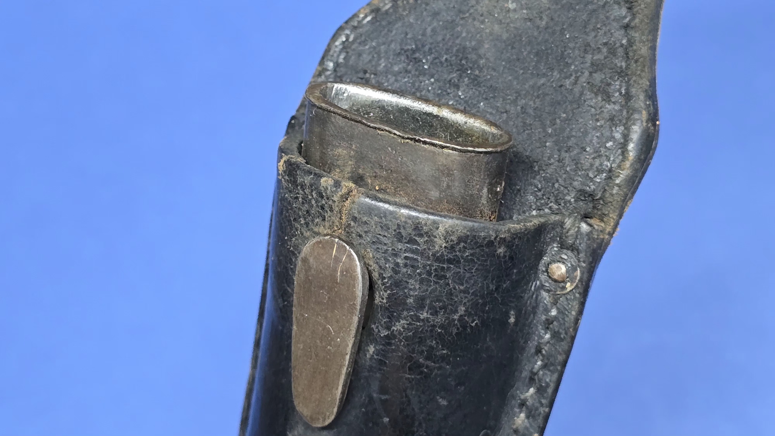 WW2 German K98 Bayonet – Near Mint Blade – Original Frog- 1944- CRS