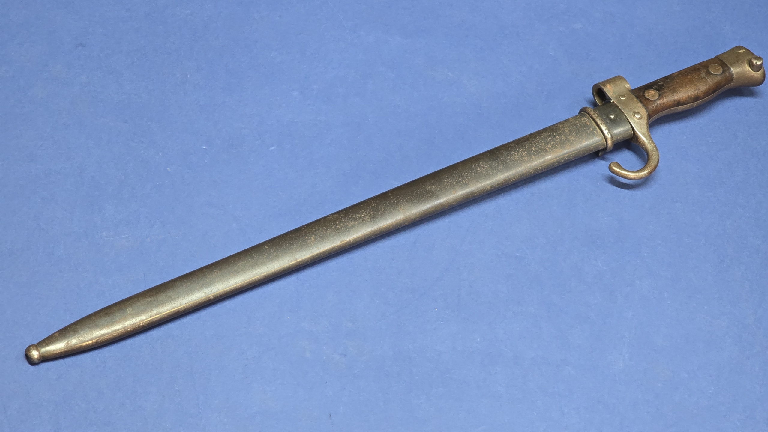 French Model 1892 Berthier 2nd Type Bayonet – Matching Numbers – Personalised Grips