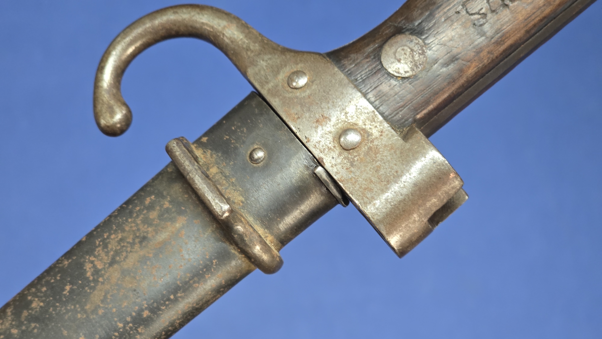 French Model 1892 Berthier 2nd Type Bayonet – Matching Numbers – Personalised Grips
