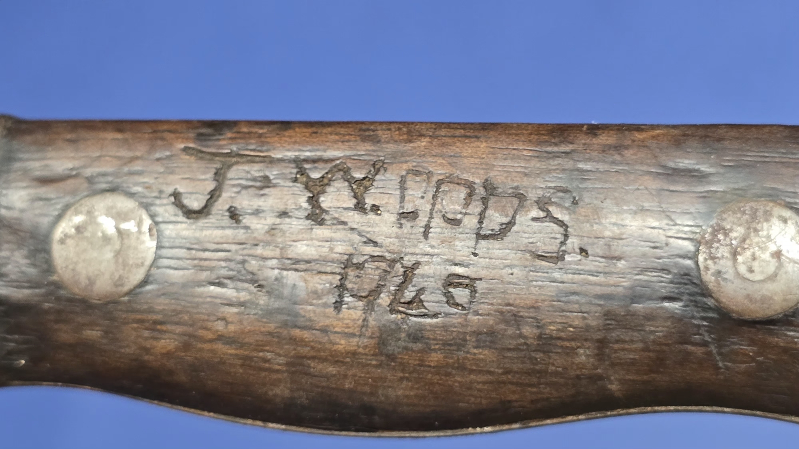 French Model 1892 Berthier 2nd Type Bayonet – Matching Numbers – Personalised Grips