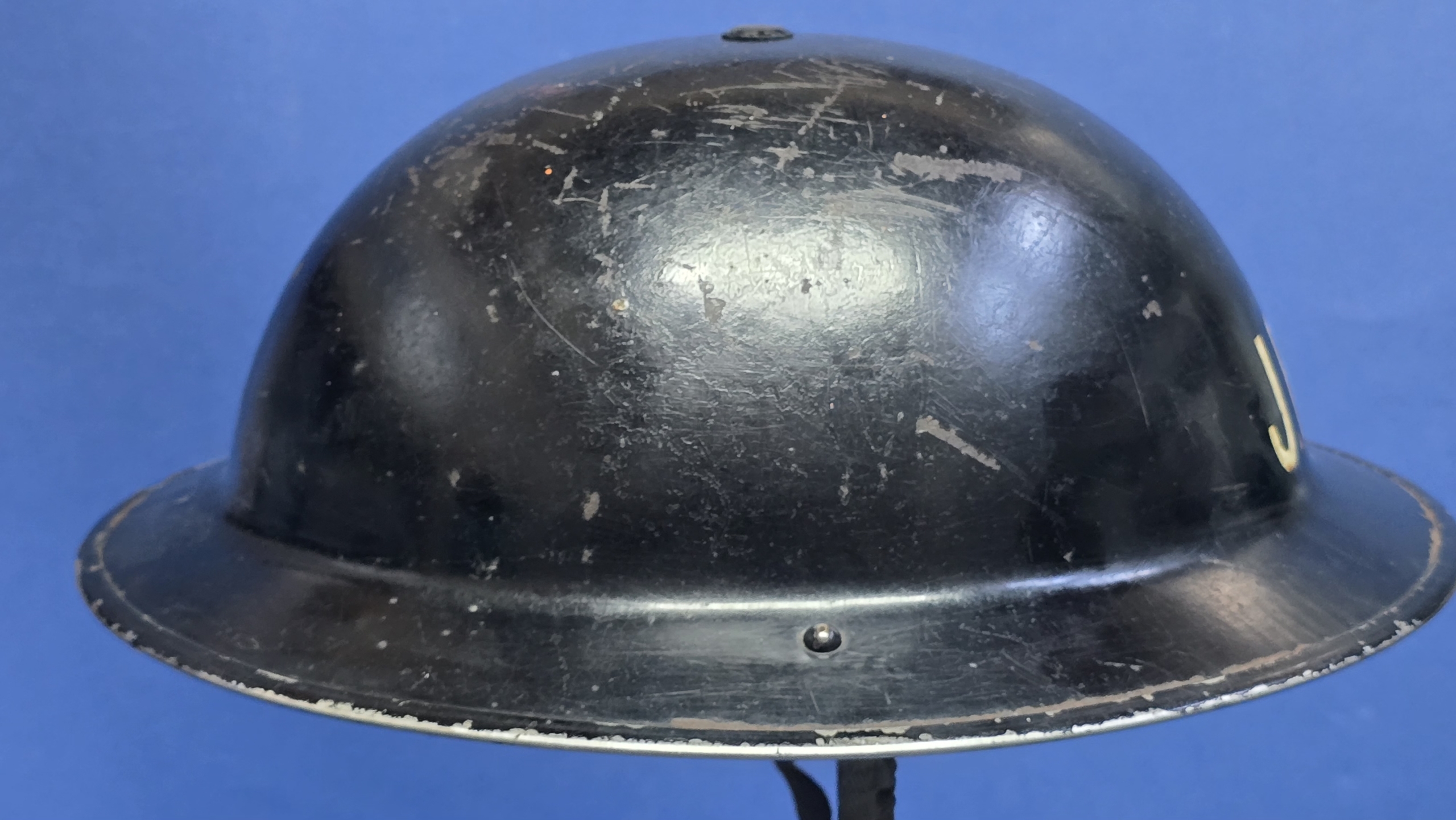 WW2 John Bull Fire Brigade (JBFB) British Mk II Steel Helmet – 1939 BMB – Matching Shell & Liner