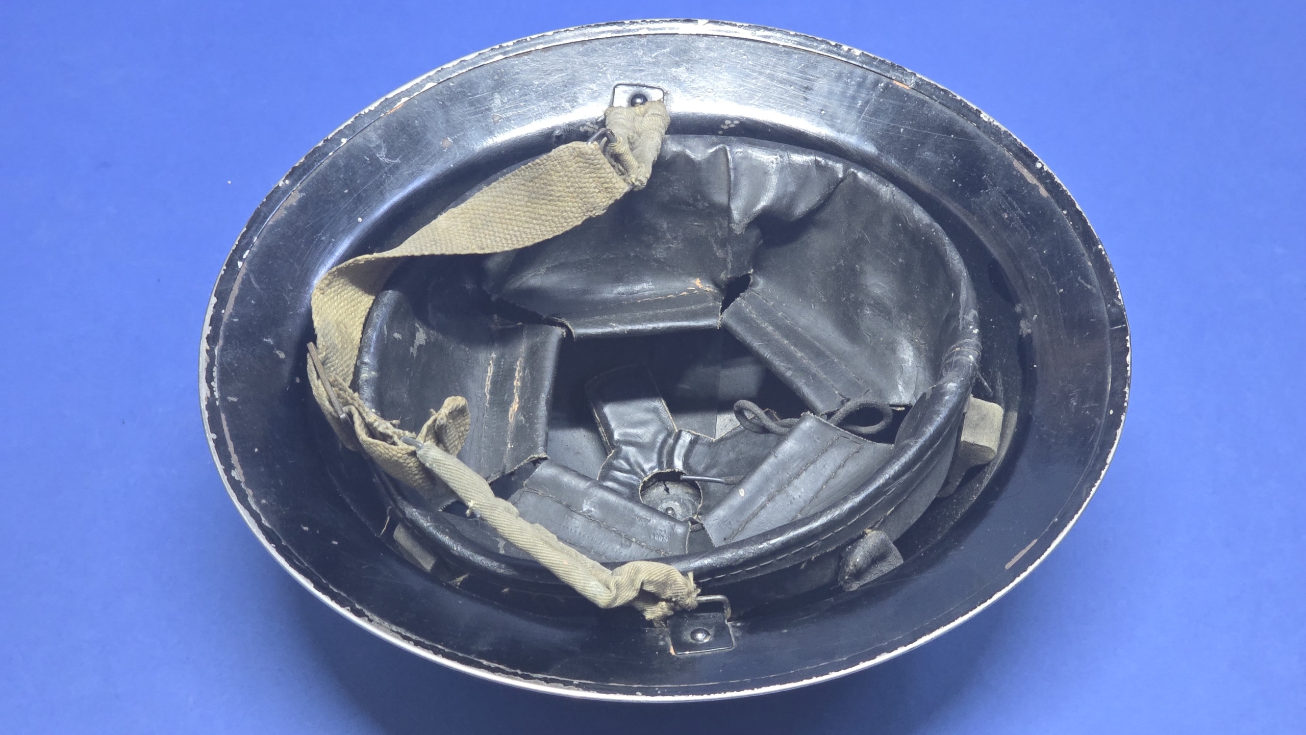WW2 John Bull Fire Brigade (JBFB) British Mk II Steel Helmet – 1939 BMB – Matching Shell & Liner