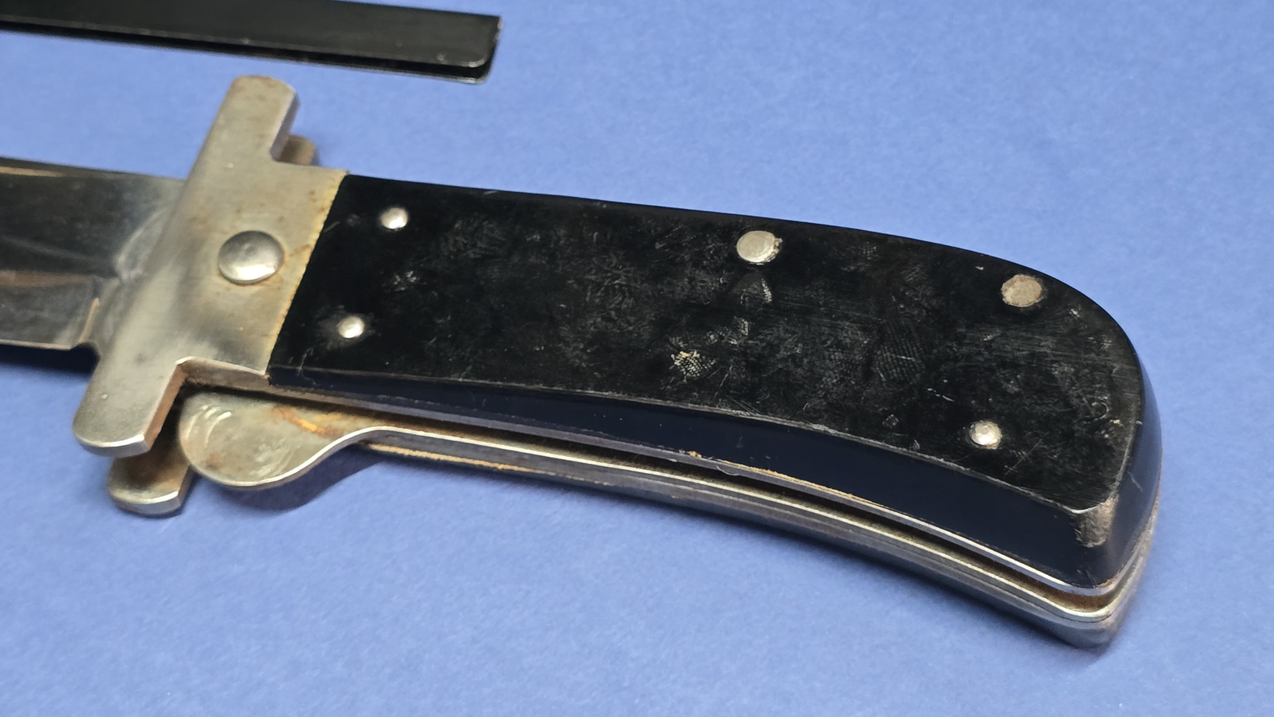 WW2 USAAF Folding Survival Machete – Cattaraugus U.S.A. – with Original Blade Guard