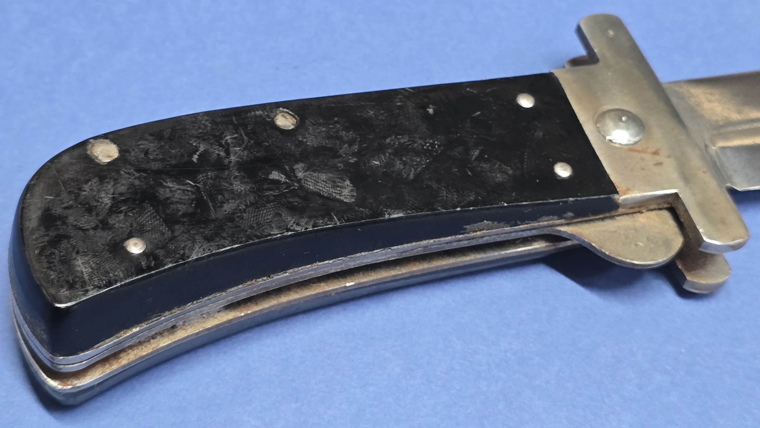 WW2 USAAF Folding Survival Machete – Cattaraugus U.S.A. – with Original Blade Guard