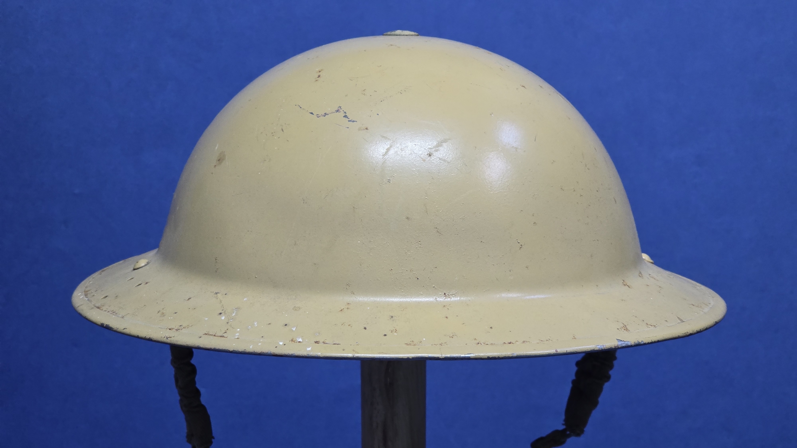 WW2 British LNER Mk II Home Front Helmet – A. L. Bloom, Lenwade – BMB 1940