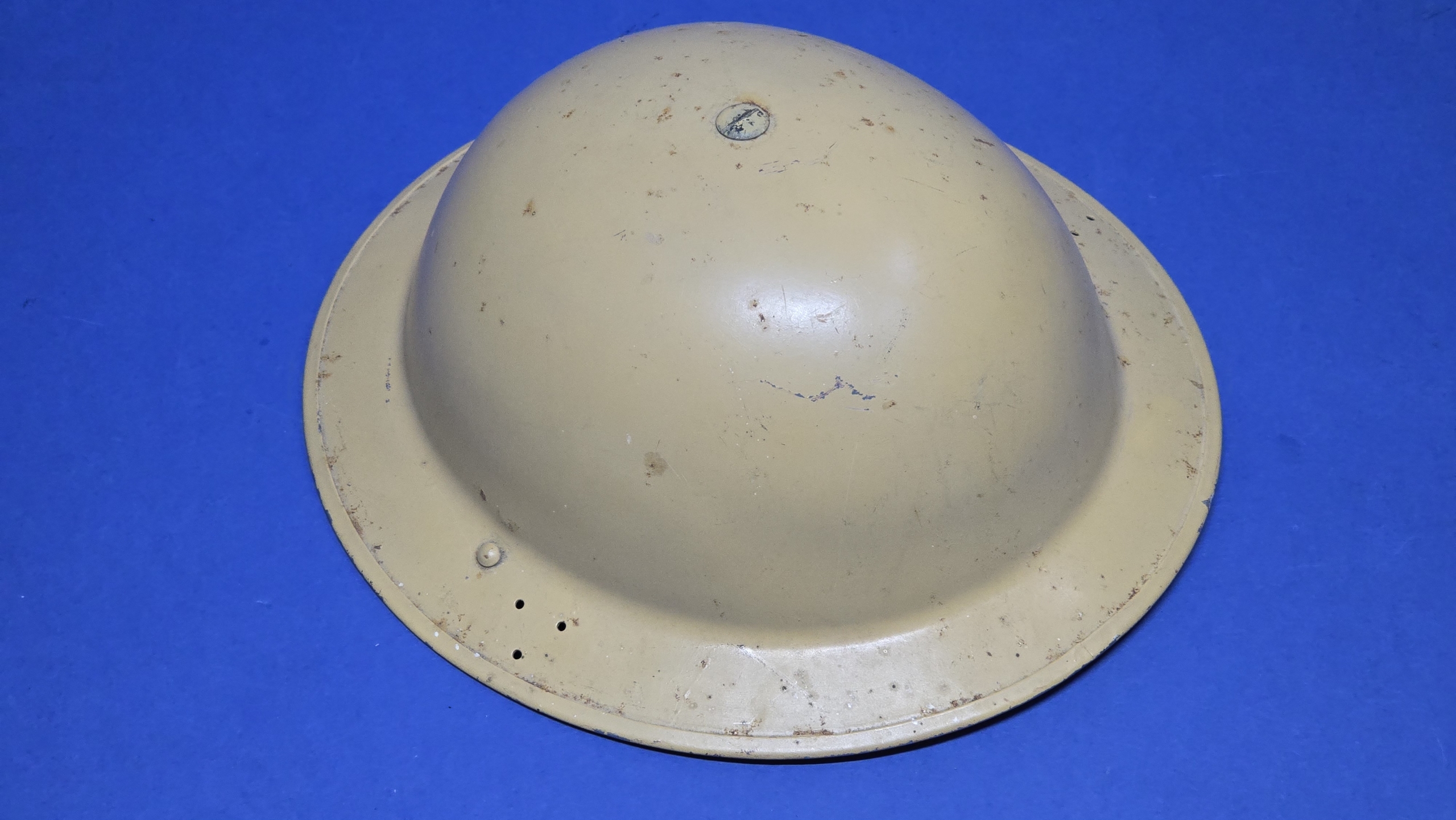 WW2 British LNER Mk II Home Front Helmet – A. L. Bloom, Lenwade – BMB 1940
