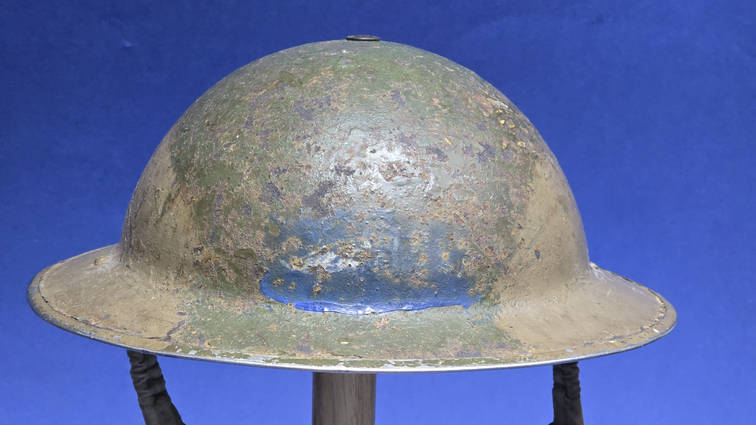 WW2 British Mk II Camouflaged Steel Helmet – 1939 JCS & W Liner