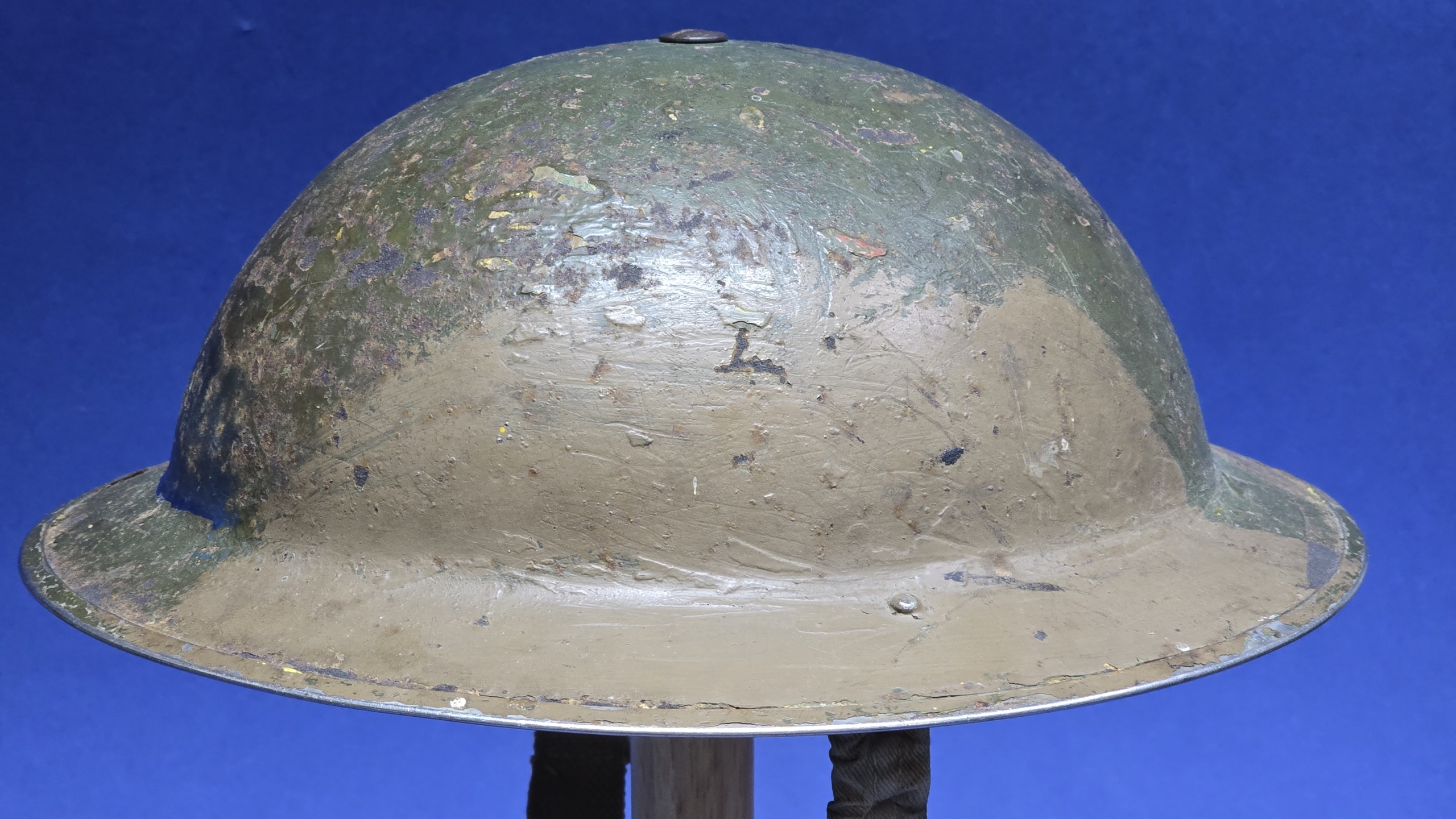 WW2 British Mk II Camouflaged Steel Helmet – 1939 JCS & W Liner