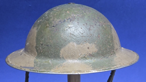 WW2 British Mk II Camouflaged Steel Helmet – 1939 JCS & W Liner