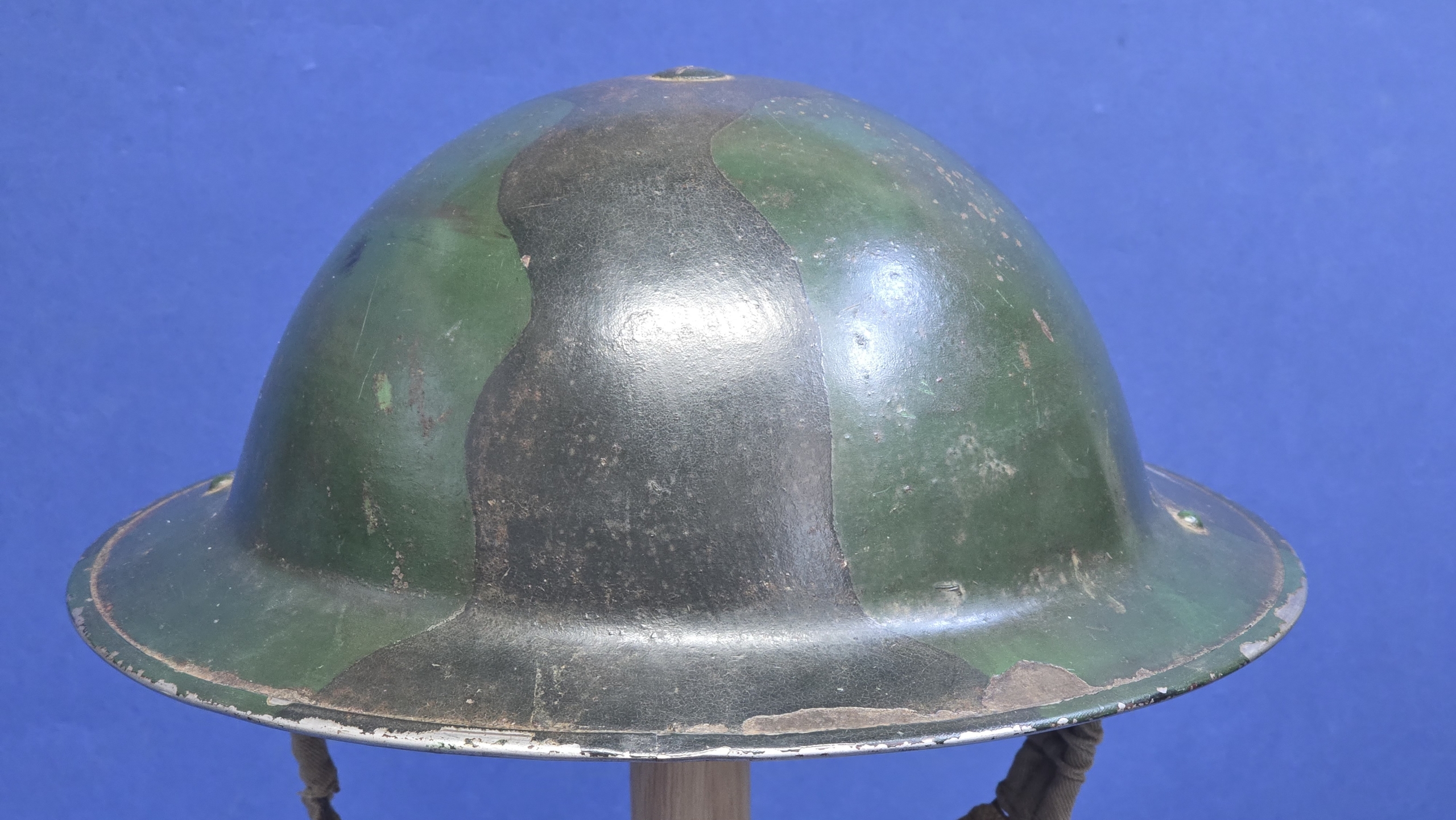 WW2 British Mk II Camouflaged Helmet – BMB 1939