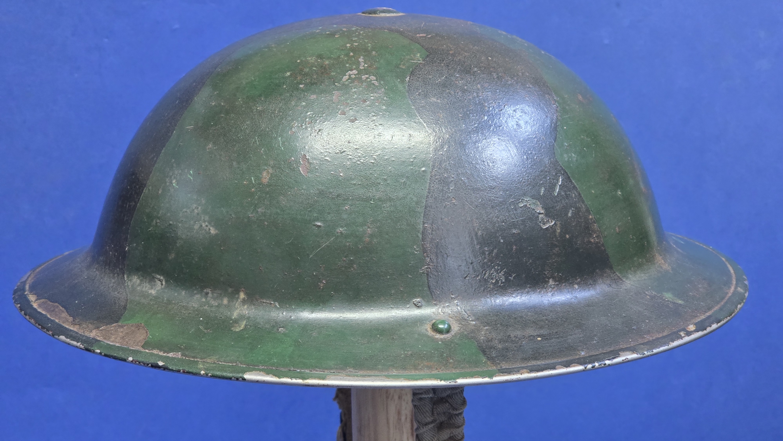 WW2 British Mk II Camouflaged Helmet – BMB 1939