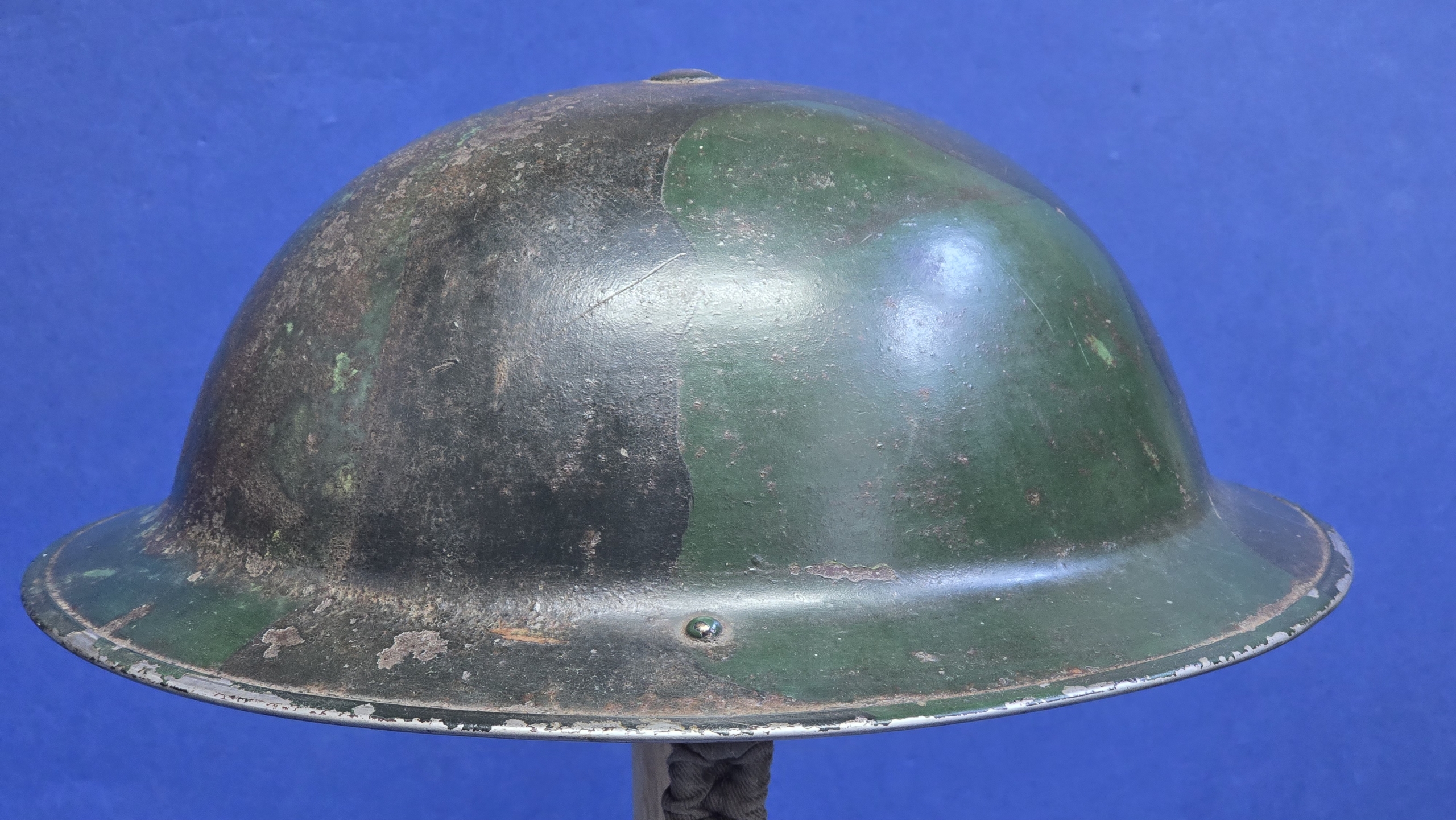 WW2 British Mk II Camouflaged Helmet – BMB 1939