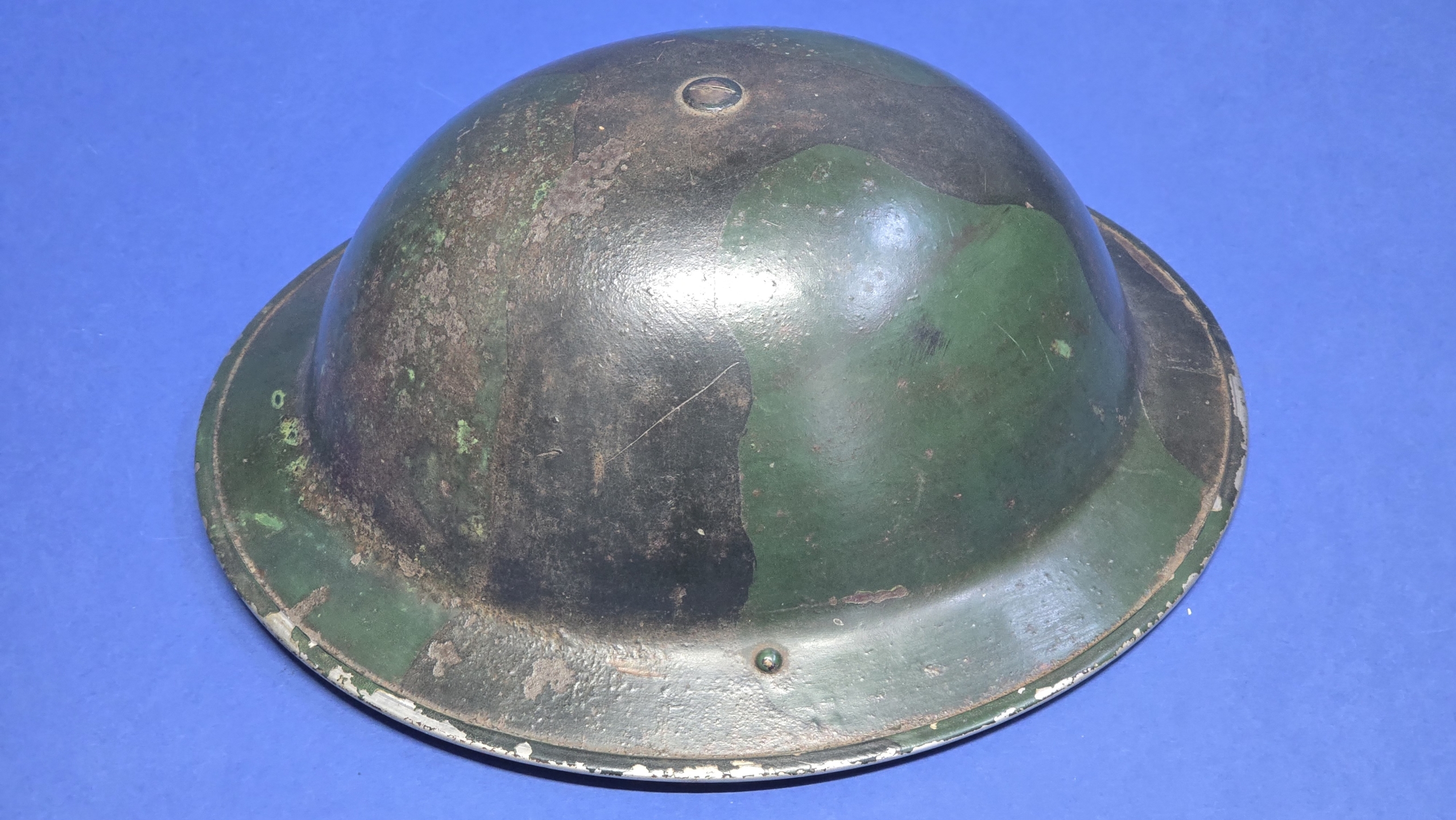 WW2 British Mk II Camouflaged Helmet – BMB 1939