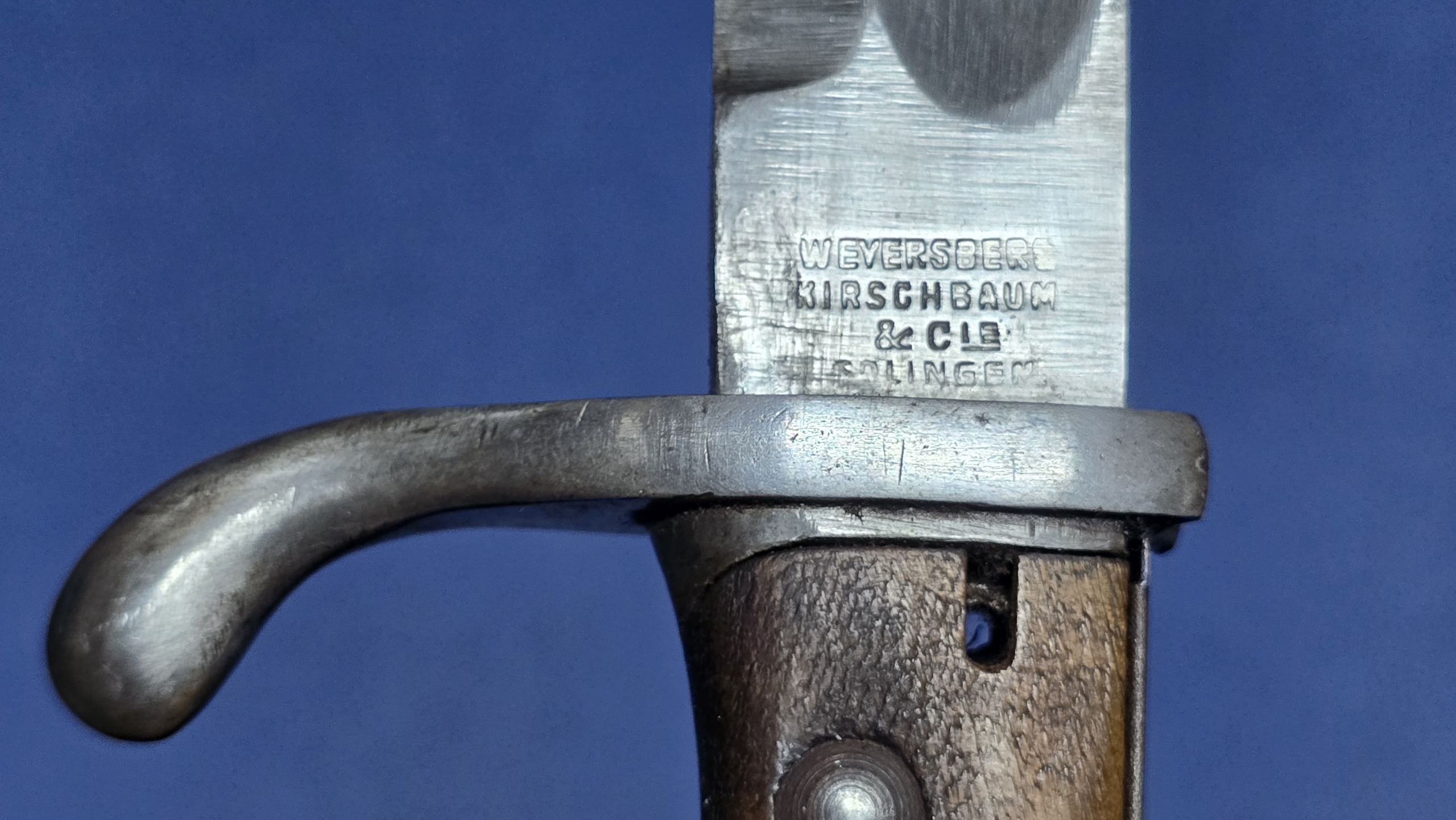WW1 German 98/05 “Butcher” Bayonet – Weyersberg Kirschbaum & Cie, 1917 – Frog